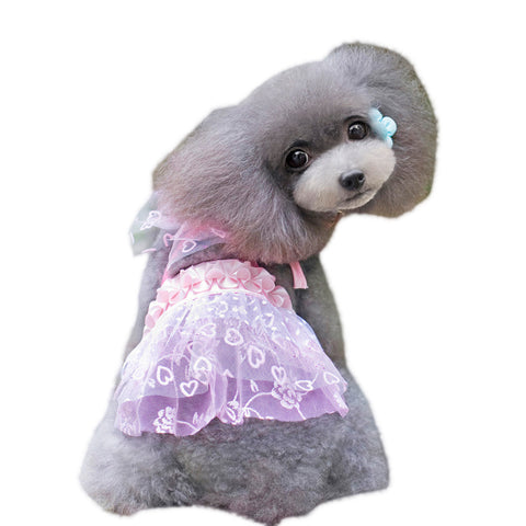 pet dog clothes summer dress dog